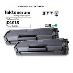 Inktoneram D101S MLT-D101S Compatible Toner Cartridge Replacement for Samsung D101S MLT-D101S ML-2164 ML-2164W ML-2165W SCX-3400 SCX-3405 SCX-3405FW SF-760P (Black)