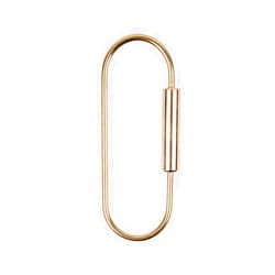 KUNSON Creative Design Brass Screw Lock Key Chain Ring, Beautiful Simple EDC Keychain Hanging Ring Practical Handicrafts