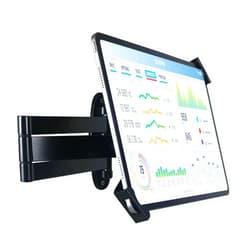 WeSTRUGGLE Tablet Wall Mount Holder with fold,Extend Adjustable Arm Swivel &Lock &Key, Multi Angle,Bracket for Most 11 to 13 Inch,and for 10.5