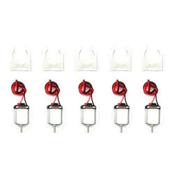 EUDAX 5 Pcs Rectangular DC Motor Mini Electric Motor 1.5-3V 24000RPM with 9.8