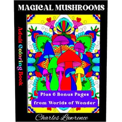 Charles Lawrence Magical Mushrooms: 30 Beautiful Mushroom Designs Plus 6 Bonus Pages
