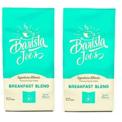 BARISTA JOE'S The Original Barista Joe's Fresh Roasted Coffee Breakfast Blend - 2 bags 16oz Bag (Ground)