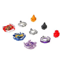 Beyblade Burst Surge Speedstorm Thunder Threat 3-Pack - Kolossal Fafnir F6, Spear Dullahan D6, Brave Roktavor R6 Battling Game Top Toys