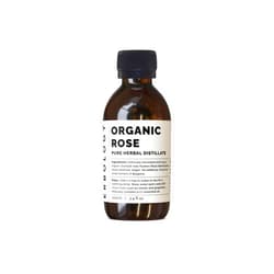 Erbology Organic Rose Water 3.4 fl oz - Distilled from Damask Rose - Premium Food Grade Hydrolate of Rose - Soothes, Hydrates and Calms - Non-GMO - Recyclable Glass Bottle