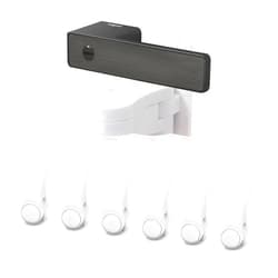 UKSKS Child Proof Door Lever Lock(6 Pack) - Baby Proofing Door Handle Lock, 3M Adhesive & No DrillingNeed, Minimalist Design, Child Safety Door Handle Locks