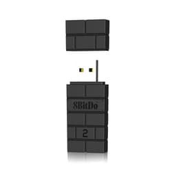 8Bitdo Adapter Switch Controller Adapter 2 USB Wireless for Windows, Mac & Raspberry Pi, Compatible with Xbox Series X & S, PS5/PS4/PS3 Controllers