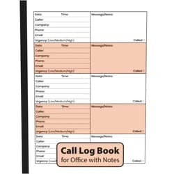 Alex A. Myles Call Log Book for Office with Notes: Phone Calls, Voicemails and Messages Notebook (Space for Over 500 Records)