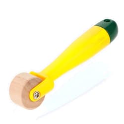 Mozeat Lens Quilting Seam Roller 2.3 cm Wallpaper Roller Seam Roller for Quilting Sewing Seam Roller Tool with Easy to Grip Handle for Print, Ink, Home Decoration