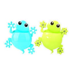 Zerodeko 2pcs Frog Shape Toothbrush Holder Toothbrush Organizer Toothbrush Toothpaste Storage for Kids Toothbrush Wall Bathroom Razors Holder