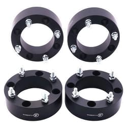 VLAOSCHI Black Forged 4x137 ATV Wheel Spacers 2 Inch with 12x1.5 Studs Compatible with Honda Can-Am 4 Lug for 2019-2022 Talon 1000R 1000X | 2016-2022 Pioneer 1000 | 2017-2022 Maverick X3 - Pack of 4