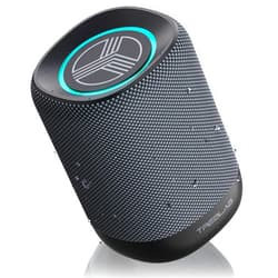 TREBLAB Bluetooth Speaker, 10W Portable, 25H Playtime, TWS, TF/USB Slot, RGB Lights, IPX5 Waterproof, Small Wireless Speaker for Home, Office, Outdoor