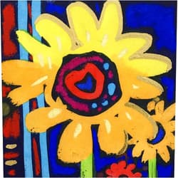 Simon Bull Original Mixed Media - Happiness