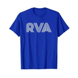 RVA Richmond Virginia Retro Design Studio RVA Richmond VA Retro Design T-Shirt