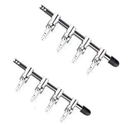 JJLFresheners 4-Way Air Flow Control Lever Valve with Airline Tubing Connector for Aquarium 2 Pcs