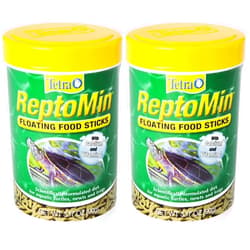 Tetra ReptoMin Floating Food Sticks, Food for Aquatic Turtles, Newts and Frogs, 3.17 oz (Pack of 2)