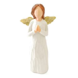 CUNTAUK Guardian Angel Figurine, Hand-Painted Praying Angel, Thoughtful Gift for Expressing Love, Sympathy, Remembrance, Healing，Gratitude, Friendship, or Prayer