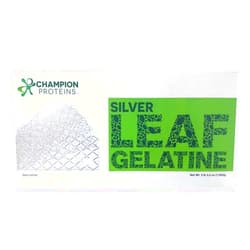 Champion Proteins Silver Leaf Gelatin Sheets, 400 Sheets, 170 Bloom, Champion Leaf Gelatine, 1/KG (2.2/Lbs)