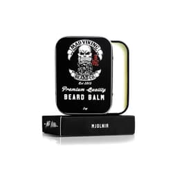 Mad Viking Beard Company Beard Balm for Men - All Natural, Handmade and Cruelty-Free, Medium to Heavy Hold, 2oz, Mjolnir