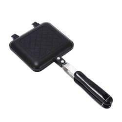 QOONESTL Double-Sided Frying Pan, Sandwich Maker, Double-Coated Non-Stick Grilled Sandwich and Panini Maker, Waffle Pancake Snack Griddle Pan Kitchen Tortillas Sandwich Maker