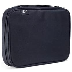 Divinity Boutique, Canvas Bible Case - Black Bible Cover for Men and Women - for Compact, X-Large and XX-Large Books