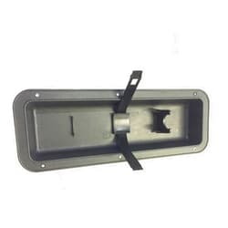 Automotive Authority LLC Automotive Authority Black Fire Extinguisher Wall Mount Pocket Recessed Bracket Holder Hanger Boat RV