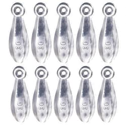 Sougayilang Fishing Weights Sinkers Bank Sinkers Bullet Weights for Surf Fishing Pier Bank Fishing Saltwater Fishing Gear 1oz to 12oz