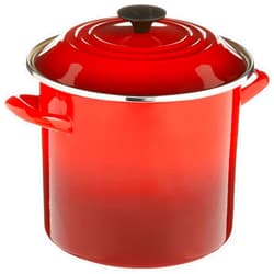 Le Creuset Enamel On Steel Stockpot, 8 qt., Cerise