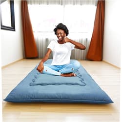 FindPanda Japanese Floor Mattress Futon Mattress(Dark Grey, Twin)
