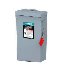 Siemens GF321NRLA 30-Amp, 3-Pole, 240V General Duty Plus Series Safety Switch, Fusible, Outdoor