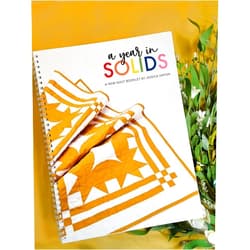 Riley Blake Designs A Year in Solids Quilt Pattern Booklet by Jessica Dayon