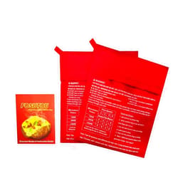 FOSUTOU 2 pack of microwave potato bag, reusable potato cooker bag, making express/delicious potatoes in just 4 min with gourmet recipe