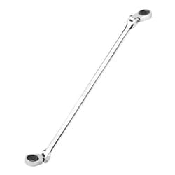 DURATECH 10 * 11 mm Extra Long Flex-Head Ratcheting Wrench, Metric, CR-V Steel