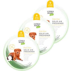 Citrus Magic Pet Odor Absorbing Solid Air Freshener for Home, Air Purifier, Fresh Citrus, Must have Pet Supplies, 8 Oz (Pack of 3)