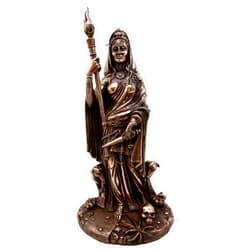Atlantic Collectibles Greek Goddess of Magic Witchcraft & Necromancy Hekate Hecate with She-Dogs Decorative Figurine 10.75