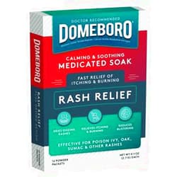 Domeboro Astringent Solution Powder Packets - 12 packets, Pack of 6