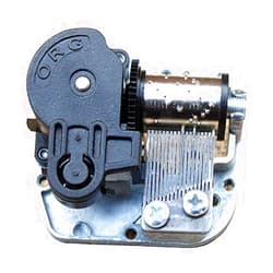 Helen Zora 18 Note Windup Clockwork Mechanism DIY Music Box Movement Many Song for Choose (Brahms Lullaby)