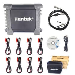 QPKING 8Channel Diagnostic PC Digital Oscilloscope/DAQ/Programmable Generator 2.4MSa/s USB Bandwidth 100K Virtual Automotive Diagnostic Signal Oscilloscope Can Print,Data Storage,Waveform Record Hantek 1008C