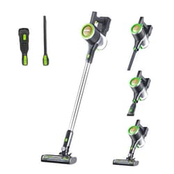 Eureka Lightweight Cordless Stick Vacuum Cleaner Convenient for Hard Floors, Rechargeable Handheld Vacuum Cleaner Portable with Powerful Motor Efficient Suction, RapidClean Ultra NEC370GR, Moss Green