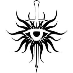 FAVFOUR INC Dragon Age Inquisition Eye Logo Stickers Symbol 5.5