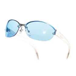 Fa.Beau.Lux FBL Semi-Rimless Clear Smoke Tinted Eyeglasses Wrap Sunglasses A216