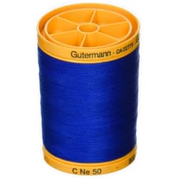 Gütermann Gutermann Natural Cotton Thread Solids 876yd, Royal Blue