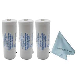 Titon 3 Titon 72200 Replacement Battery for Welch Allyn 72200 3.5 Volt with Loopacell Cloth
