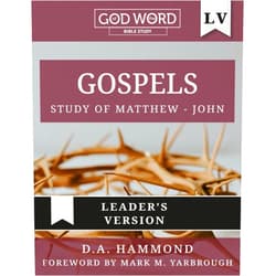 By Debbi Hammond (Author), CAMP-of-the-WOODS GVI, Inc. (Editor), Dr. Mark M. Yarbrough (Foreword) & 0 more GOD of the WORD: Gospels Bible Study, Leader's Version: A Study of Matthew - John