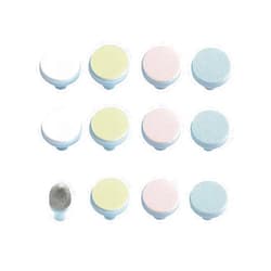 Qunlions life 12 Pieces Baby Nail File Pads Nail Trimmer Replacement Pads Electric Baby Nail Grinding Heads for Standard Electric Kid Nail Trimmer Suits to Newborn Infant Toddler