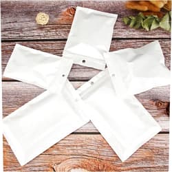 Kenbry 100pcs Plastic Bag 12 x 5 inch Clear Resealable Zip Bag