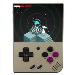 Miyoo Mini Plus Retro Gaming Console, Handheld Game Console with 3000mAh Battery 3.5'' IPS Screen, Compatible with a Large Variety of Classic Games. Support WiFi & RTC, Gray