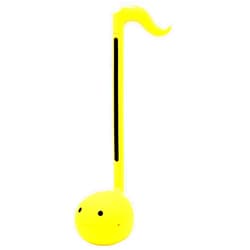 Otamatone [Color Series] Japanese Electronic Musical Instrument Synthesizer by Cube / Maywa Denki, Yellow