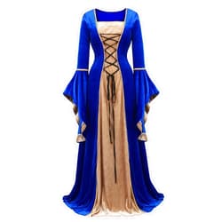 Kranchungel Renaissance Dresses for Women Costume Fairy Renaissance Dress Ball Gown Medieval Irish Peasant Dress