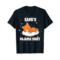 Personalized Nap Time Gift Idea And Sleep Quotes Sami's Pajama Shirt - Personalized Sleeping T-Shirt