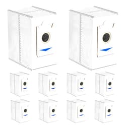 VIEWALL 10 Pack Dust Bags Compatible with ECOVACS DEEBOT X2 Omni / T30S Robot Vacuum and Mop, 3 L Large Capacity Disposable Replacement Bags (Not for T30S COMBO)